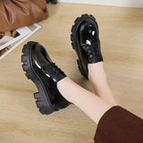 Lace Small Leather Shoes Women 2025 British Wind Students Retro Thick-Soled Single Shoes Small Pine Shoes Women Mary Cherish Shoes HZ0115