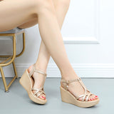 Xia Gao Hee T With Sandals Women's Comfort Waterproofings Thick Bottoms With Sandals HZ0115