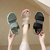 Flying Elastic Sports Wind Thick-Soled Beach Sandals Women's New Thick-Soled Sandals Light, Anti-Slip Comfortable Large-Size Sandals HZ0115