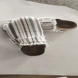 2025 Bag Head Slippers Women's Shoes Denim Cloth New Large-Size Women Half-To-Pinned Slippers Women HZ0115