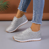 2025 New Large-Size Squint Casual Women's Singles Shoes Women's Shoes Women HZ0115