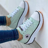 2026 Spring New Low-Top Single Shoes Women's Thick-Sing Canvas Shoes Women's Canvas Pine Cake Bottoms Large Women's Shoes HZ0115