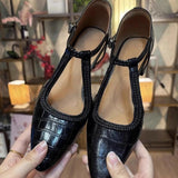 Light Luxury Small Retro Spring New Women's Shoes Sandals Wearing Pointed Single Shoes HZ0115