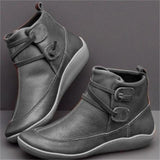 Boots Children 2025 Autumn And Winter New Flat Bottom Martin Boots Short Boots Bottom And Large Women's Shoes 43 HZ0115