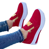 Spring 2025 New Sports Single Shoes Women Flat Bottom One Foot Pedal Solid Pink Casual Round Head Single Shoes HZ0115