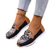 Wish New Large-Size Women's Shoes National Wind Metal Buckle Low-Top Single Shoes Women Wear A Foot Pedal Single Shoes HZ0115
