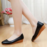 Cowleel Round Head Pedal Women's Shoes With High Heel Heel Singles Thick-Sed Waterproof Table Is Installed In The Work Of Shallow-Mouthed Shoes HZ0115