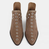 Wish Women's Boots 2025 Autumn New Sharp Rivet Personality Short Boots HZ0115
