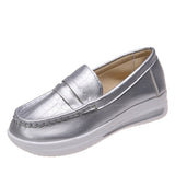 New Casual Single Shoes Women's Autumn Solid Color Round Head Low Belt Buckle Soft Soles Work Shoes Bean Shoes HZ0115