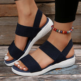 Fish-Billed Sandals Women 2025 New Summer Fairy Wind Casual Fashion Flat-Bottomed Beach Word Flat-Bottomed Sandals HZ0115