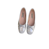 Inner Height French Small Red Single Shoes Women's Shoes Spring And Autumn 2025 Summer Bow Ballet Gentle Evening Shoes HZ0115
