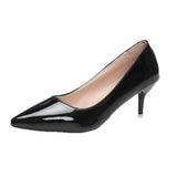 2025 Summer New Head-To-Head Shallow Heel Wearing High-End Temperament Single Shoes HZ0115