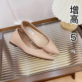 Naked Flat Shoes Women 2025 Spring And Autumn New High-End Commuting Fashion Single Shoes French Light Tip Low Heels HZ0115