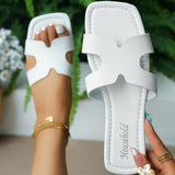 French Can Wear Cold Slippers Women's 2025 Summer New One-×Ö Drag Women's Shoes HZ0115