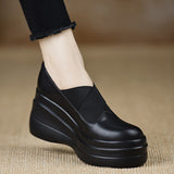 Comfortable Thick-Sed Pine Soles Of The Lefu Shoes 2025 New Spring And Autumn Heel Shoes Women Thin High Heels Single Shoes HZ0115