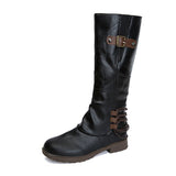 Large-Size Martin Boots Women 2025 Fashion Explosion Wearing Autumn And Winter High Boots HZ0115