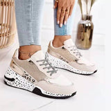 Wish Large-Size Single Shoes Autumn New Thick-Edged Slid Laced Old Dad Shoes Casual Sports Women's Shoes HZ0115