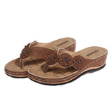 Summer Lady Southeast Asian Font And Casual Beach Slippers Casual Fashion Thick-Soled Shoes HZ0115