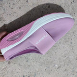 2025 Summer Large-Size Lazy One Foot Pedaled Net Thick Bottom Slippers Women Slope And Slippers Women HZ0115