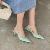 French High Heels Black Temperament Sandals Fairy Shoes 2025 New Spring And Summer Fine Tip Single Shoes HZ0115
