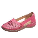 Large-Size 2025 New Women's Bag Head Hollow 40-43 Large Flat-Bottomed Women's Singles Breathable Women's Sandals HZ0115