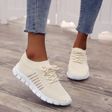 Large-Size 2025 Spring And Autumn New Women's Shoes Breathable Soft Soles Comfortable Sports Casual Shoes Lady HZ0115