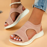 Comfortable Flat Bottom Flying Sandals Women 2025 Summer New Fashion Fish Mouth With Feet Beach Sandals HZ0115