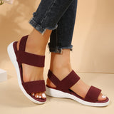 Fish-Billed Sandals Women 2025 New Summer Fairy Wind Casual Fashion Flat-Bottomed Beach Word Flat-Bottomed Sandals HZ0115