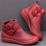 2025 New Flat-Bottomed Plus Velvet Lady Warm Short Boots Winter New Martin Boots Yingfeng Ms. Short Boots HZ0115