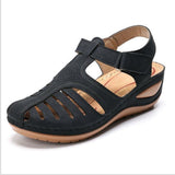 Summer Women's Slopes And Thick-Soled Casual Sandals Women's Slopes And Thick-Soled Magic Stick Ladies Beach Sandals HZ0115