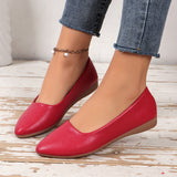 Poe And Bean Shoes Women In The Spring Of 2025 New Large-Size Women's Shoes Pointed Shallow Mother Shoes HZ0115