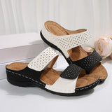 2025 Summer Women Thick Bottom Slippers Large-Size Thick-Sed Fish Mouth Slippers Outside Wearing Beach Shoes HZ0115