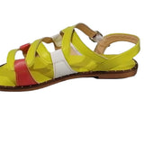 2025 Summer New Flat Roman Sandals Women Large Size Color Wearing Beach Cool Drag HZ0115