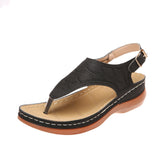 Wish Women's Shoes 2025 New Roman Wind With Women's Sandals 43 Large-Size Sandals HZ0115