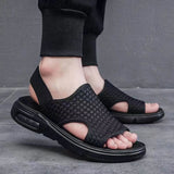 Sandals Men's 2025 Summer Leisure Sports Beach Outside Wearing Summer Breathable Outdoor Personality Cold Slippers Tide Anti-Slip HZ0115