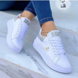Wish New Large-Size Spring And Autumn Korean Version Of Small White Shoes Casual Board Shoes Women's Breathable Thick-Soled Women's Shoes HZ0115