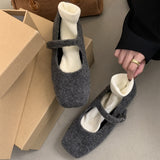 Korean Version Of 100 With Skirts Mary Jane Shoes 2025 Winter Explosion Of Waste Soil Mary Jane Women's Shoes Coarse Heel Single Shoes HZ0115