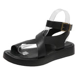 2025 Summer New Thick-Soled Sandals Women's Large-Size Casual Toe Thick-Soled Sandals HZ0115