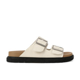 Beach Bucken Cool Slippers Women Summer Wear Double Belt Buckle Soft Bottom Thick Bottom Leisure Cold Drag HZ0115