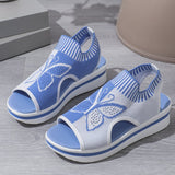 Large-Size 2025 Summer New Leisure Flying Hollow Fish Mouth Beach Women's Sports Sandals HZ0115