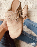 Large-Size Single-Shoe Women 2025 Spring And Autumn New Leopard Half-Shoe Single Shoes Lazy Shoes Bean Shoes HZ0115