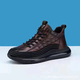 2025 New Casual Single Shoe Men 48-Yard High-Top Pu-Pressing Casual Sneakers Loose With Lefu Shoes HZ0115