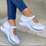 2025 Summer Round Head Knitting Magic Thick-Soled Sandals Women Large Code Grid Roman Sandals HZ0115