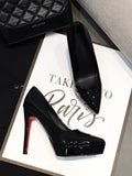 Light Luxury High Heels Women's Fine Heel Pointed Women's Shoes Sexy 12CM Single Shoes Black White Red Shoes Are Not Tired HZ0115