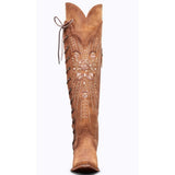 New High Over-Knee Side Zipper With Women's Boots Coarse And Pointed Large Size Women's Boots HZ0115