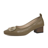 New Temperament French Way Spring And Autumn New Professional Work Shoes Temperament Fairy Casual Single Shoes Women's Coarse HZ0115