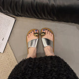 Women's Toe-Slippers Wear A New Korean Version Of French-Style French-Style Fairy-Style Beach Shoes In The Summer Of 2025 HZ0115