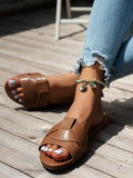 ZA Large-Size Slippers Women 2025 New Flat-Soled Sandals Trend One-×Ö×Ö Color Slippers HZ0115