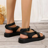 2025 Summer New Thick-Soled Sandals Women's Large-Size Casual Toe Thick-Soled Sandals HZ0115