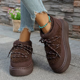 Thick Bottom Cross Strap 2025 Autumn And Winter New Fashion Plus Thick Warm Short Barrel Pedal Tight Cotton Shoes HZ0115